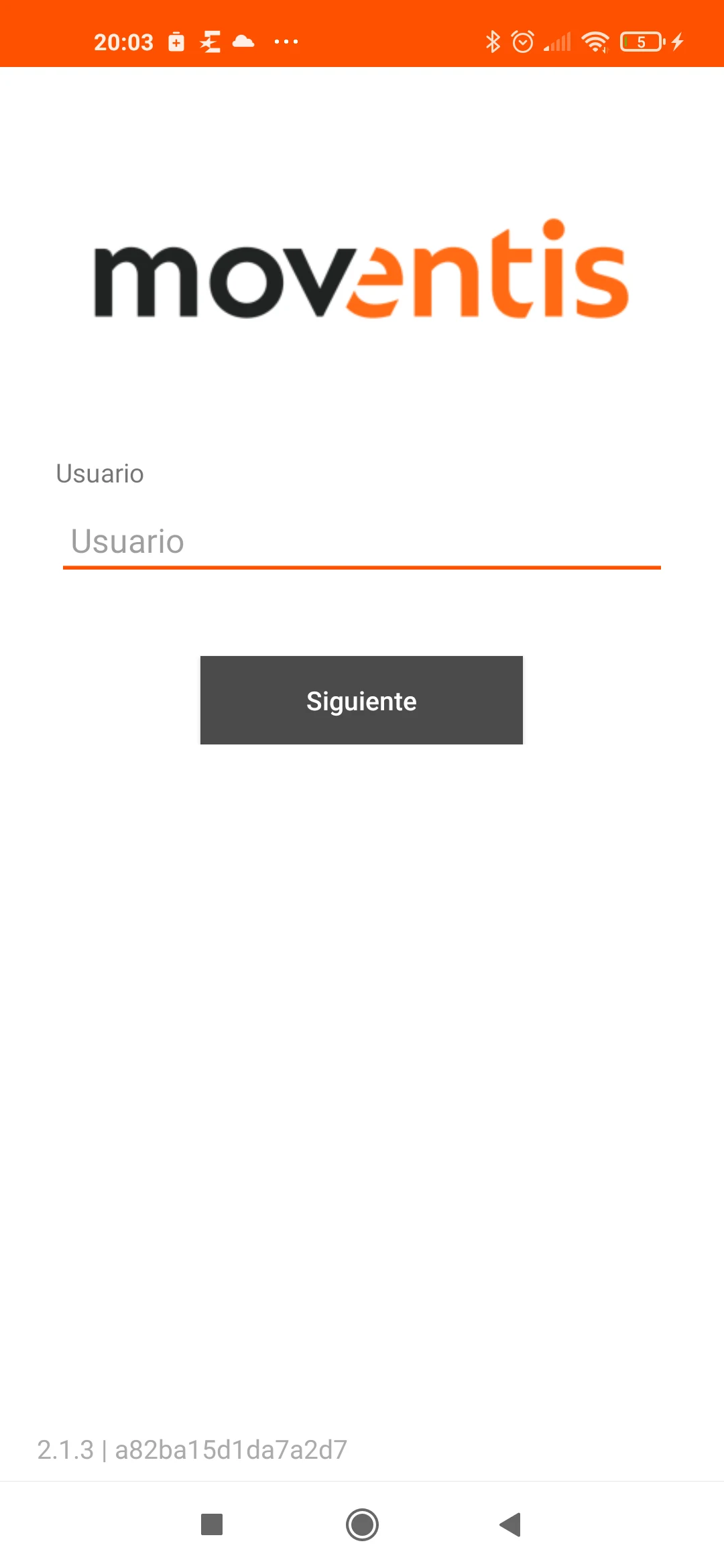 Moventis Control screenshot